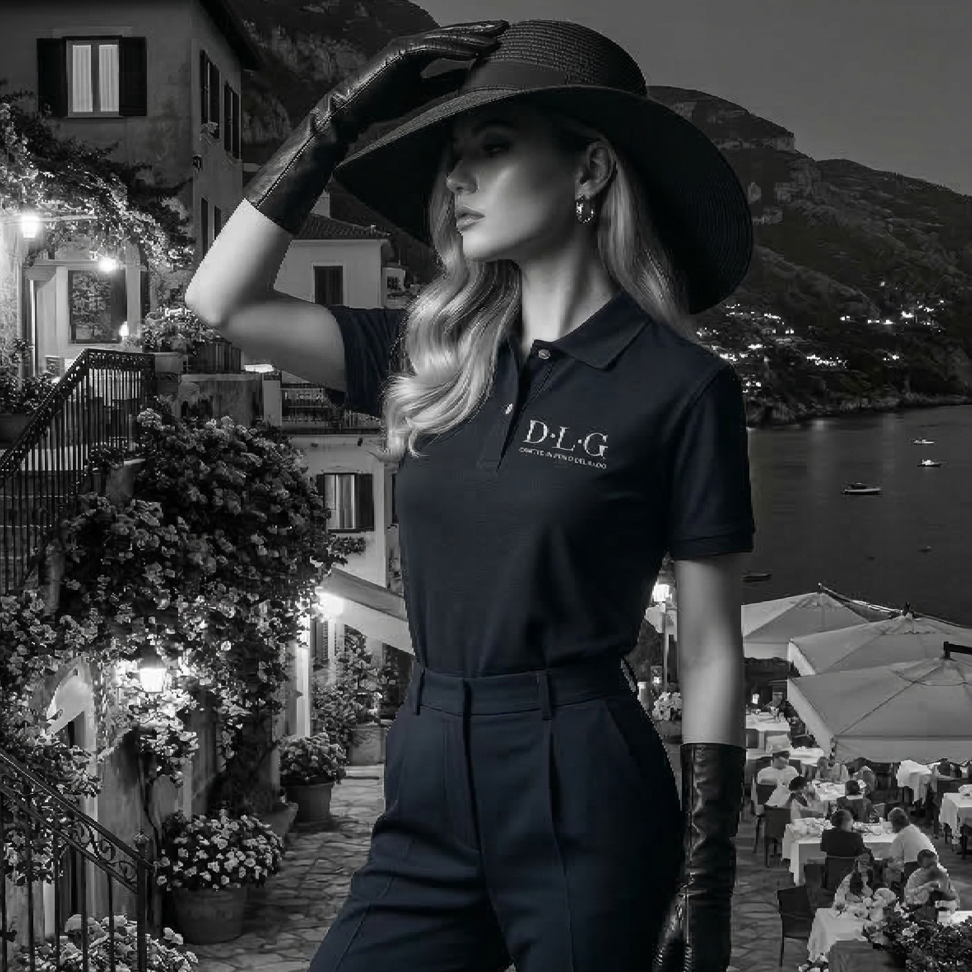 D.L.G Classic Polo | Woman Essential Line - The Back Smile