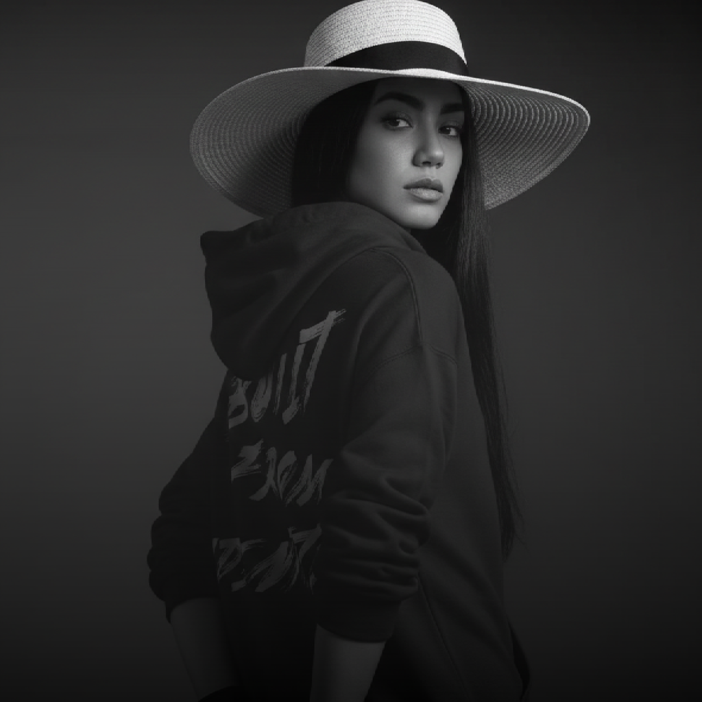 D.L.G Premium Hoodie | Woman Statement Line - Built from Identity