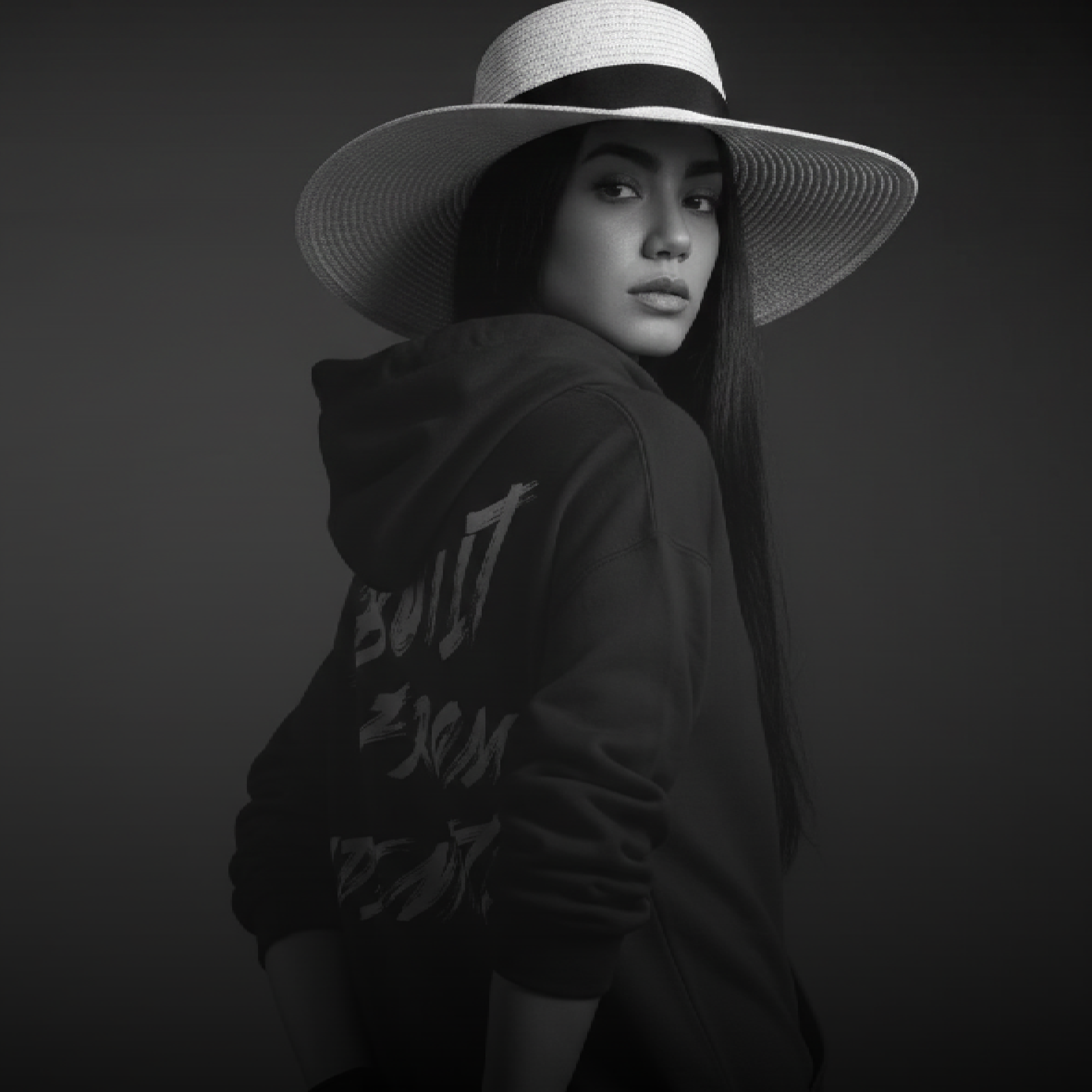 D.L.G Premium Hoodie | Woman Statement Line - Built from Identity