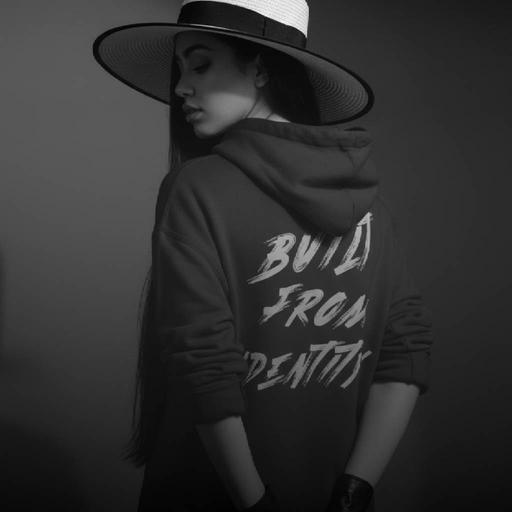 D.L.G Premium Hoodie | Woman Statement Line - Built from Identity