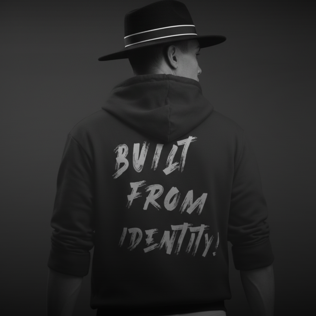 D.L.G Premium Hoodie | Man Statement Line - Built from Identity