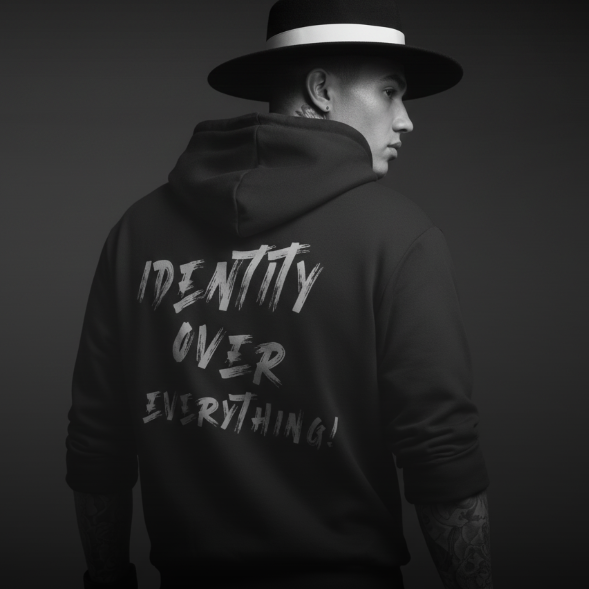 D.L.G Premium Hoodie | Man Statement Line - Identity over Everything