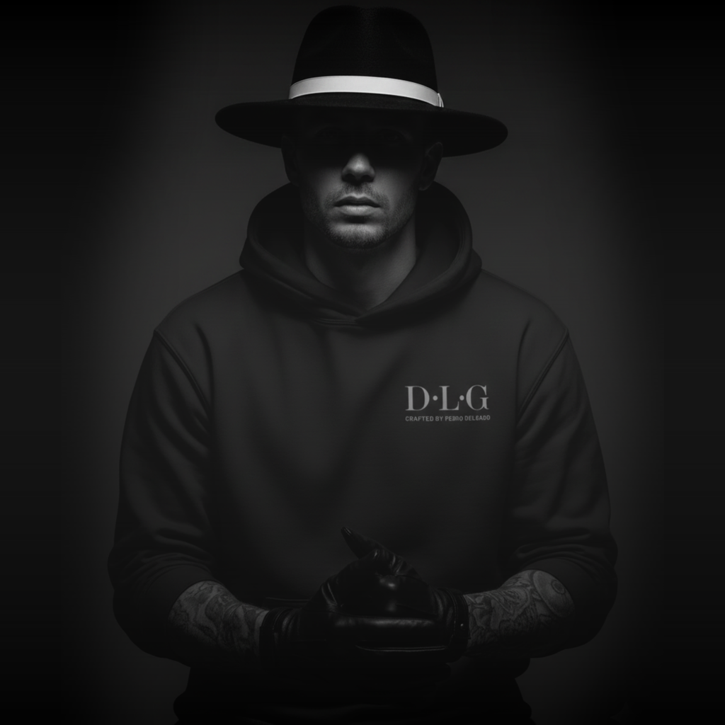 D.L.G Premium Hoodie | Man Essential Line - The Back Smile