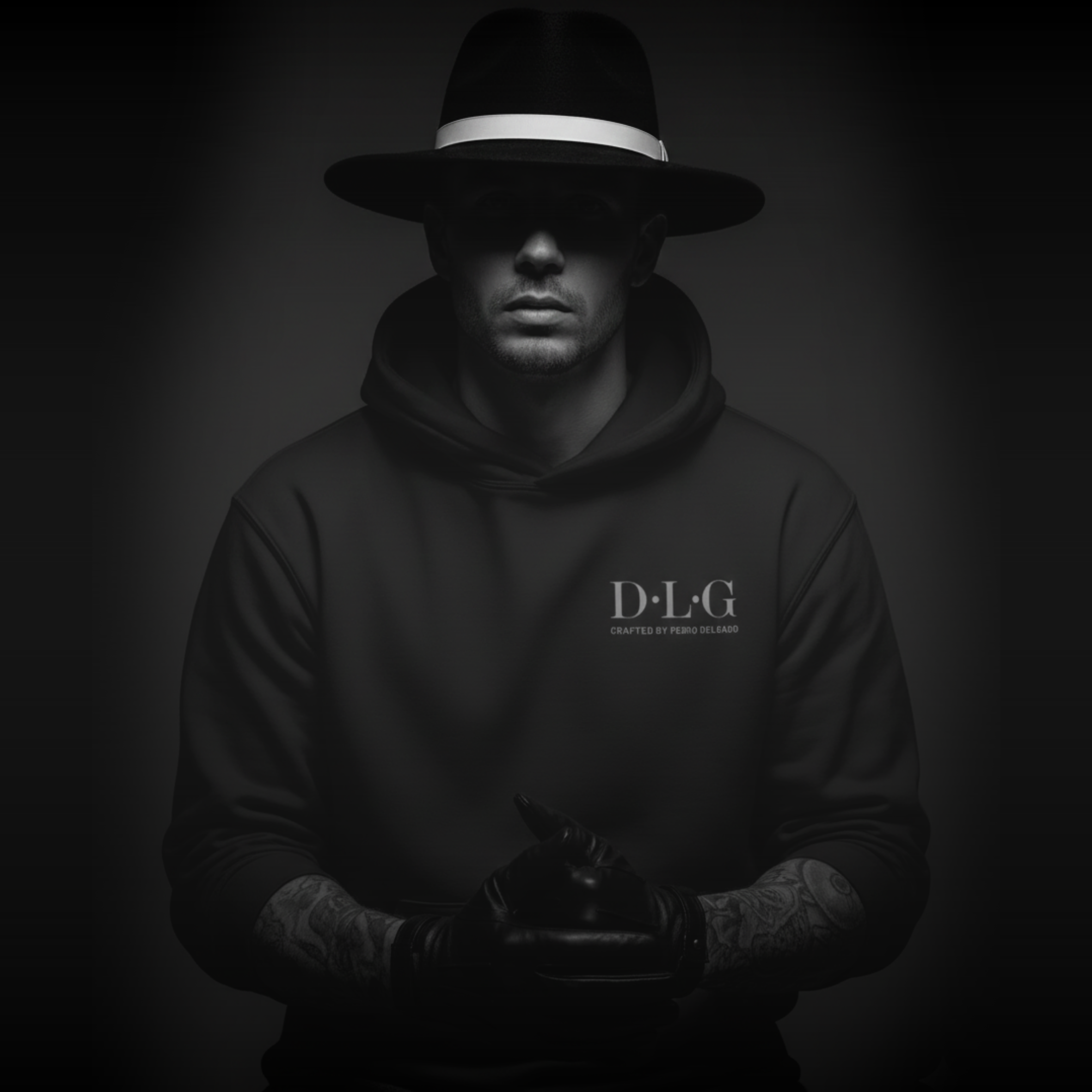 D.L.G Premium Hoodie | Man Essential Line - The Back Smile
