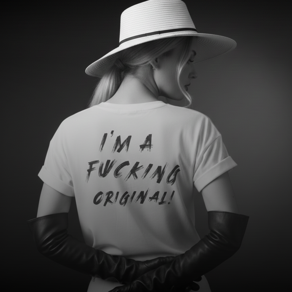 D.L.G Premium Shirt | Woman Statement Line - I’m a Fucking Original