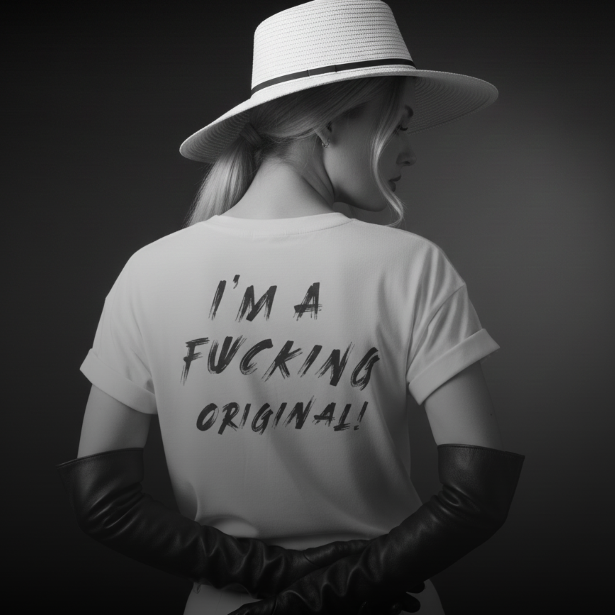 D.L.G Signature Shirt | Woman Statement Line - I’m a Fucking Original