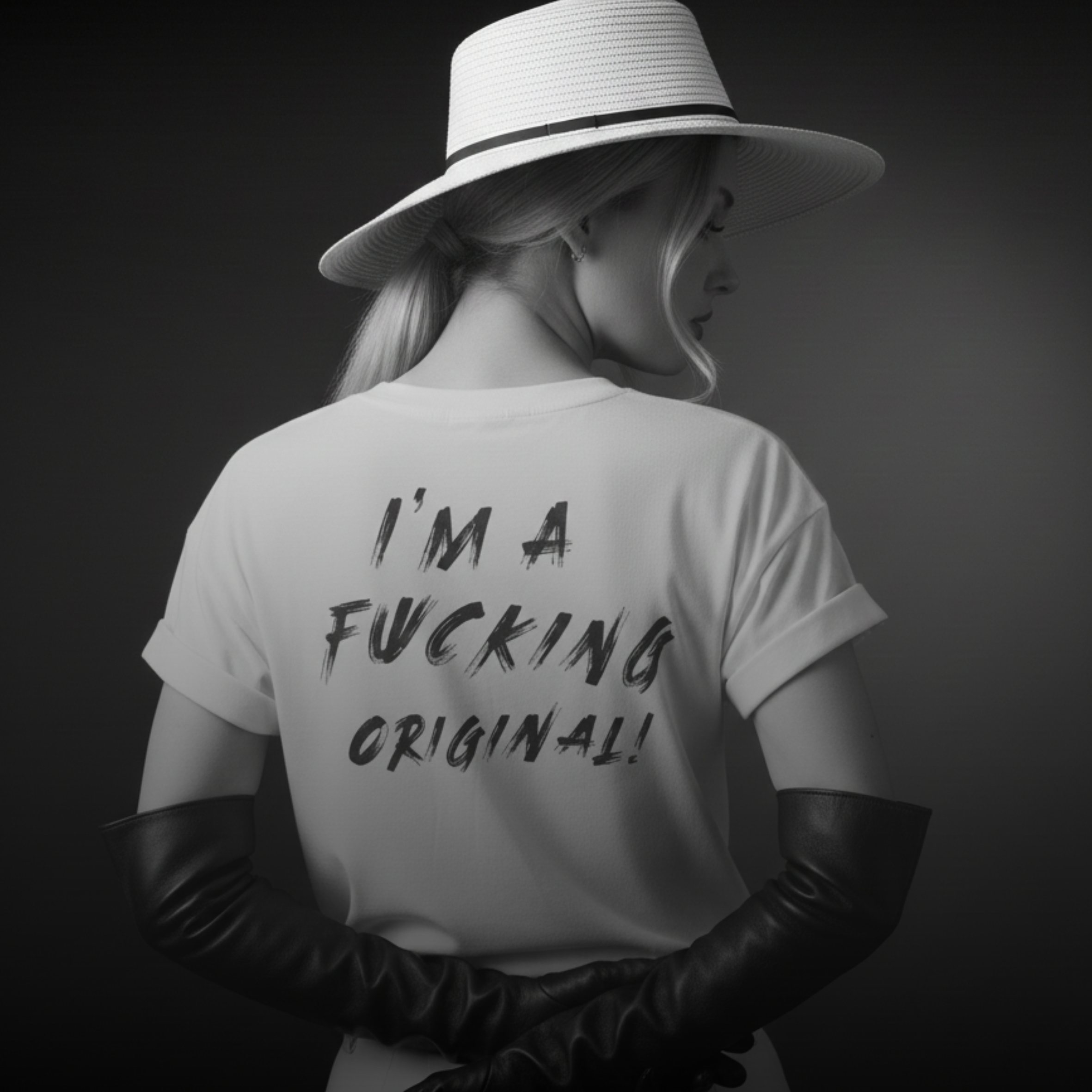 D.L.G Premium Shirt | Woman Statement Line - I’m a Fucking Original