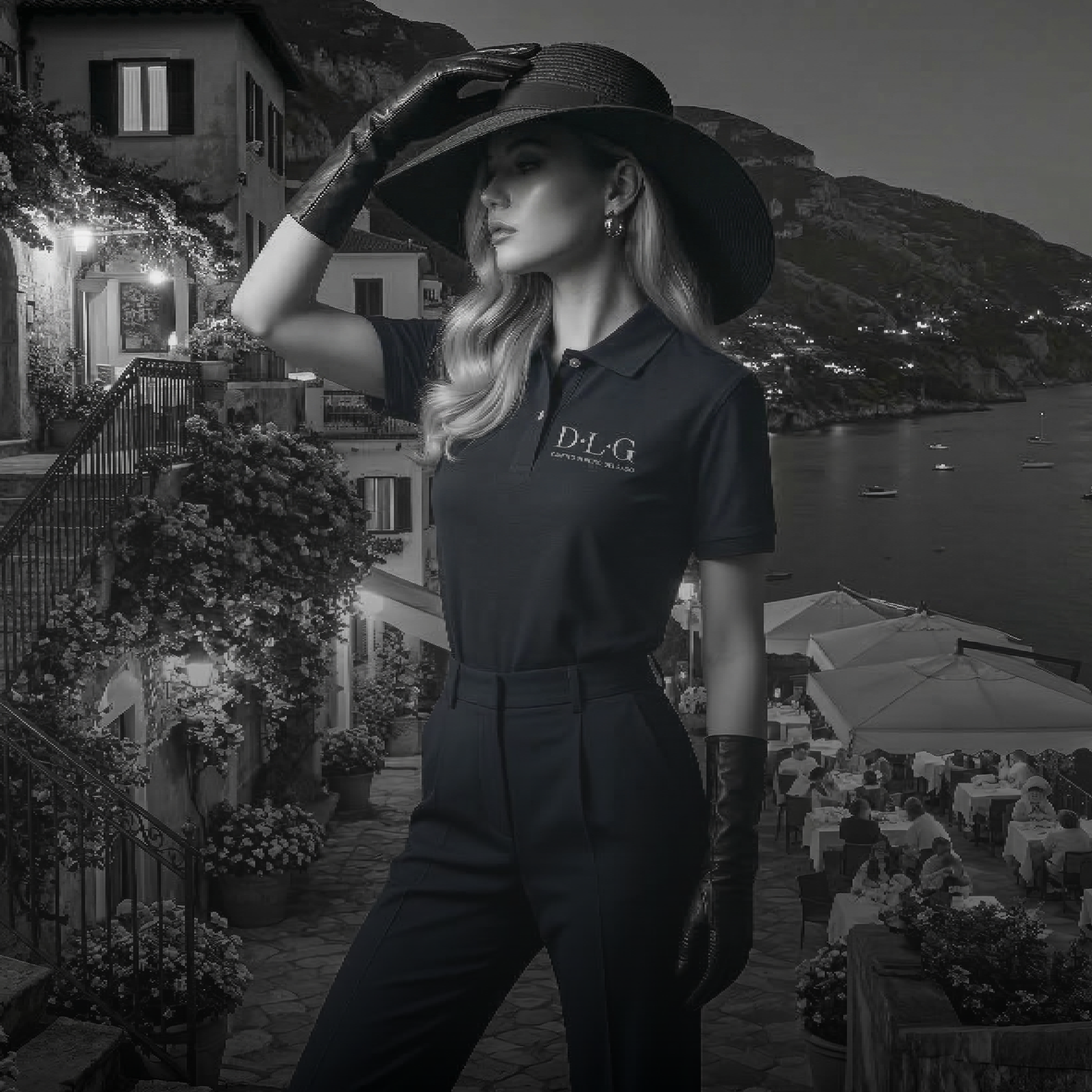 D.L.G Classic Polo | Woman Essential Line - The Back Smile