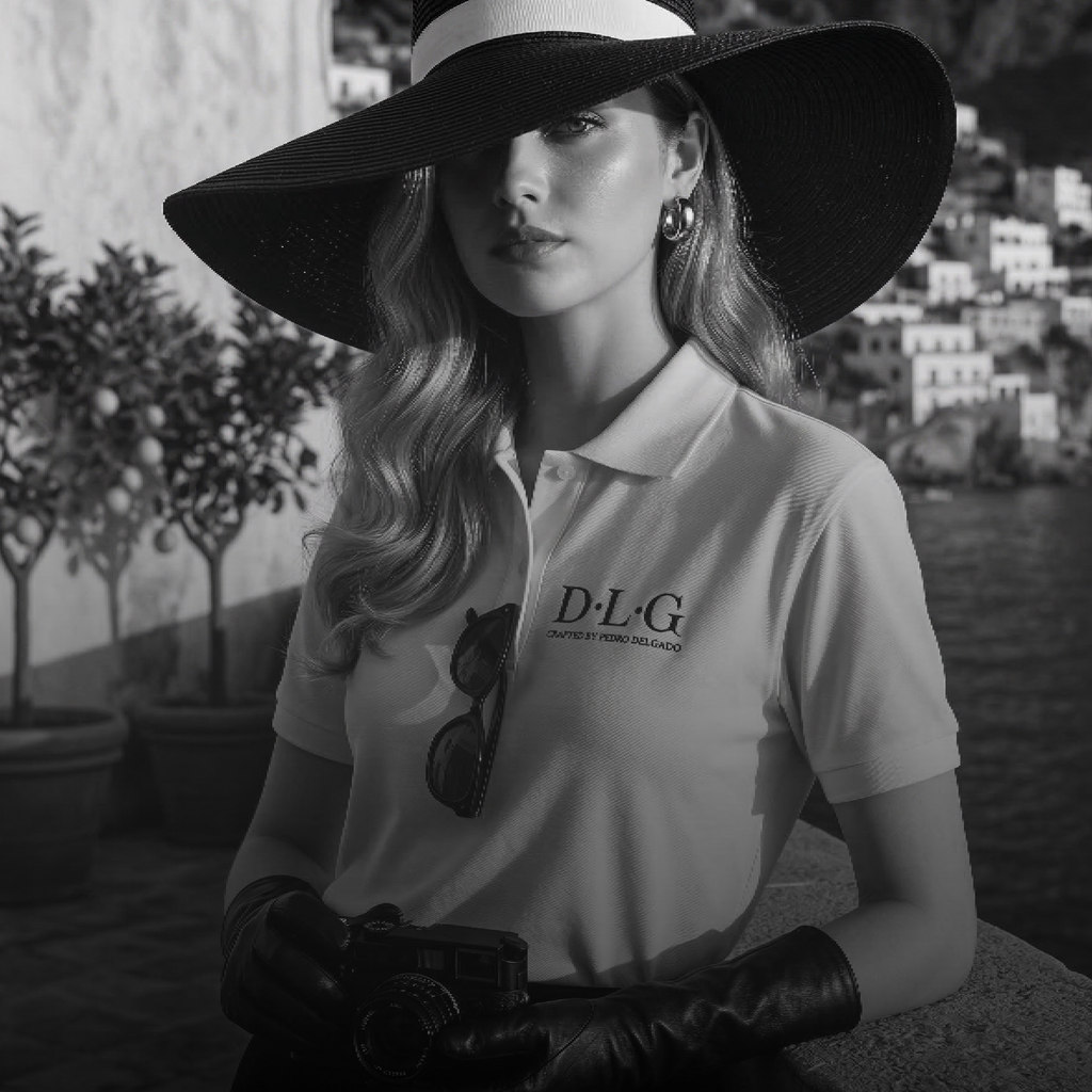 D.L.G Classic Polo | Woman Essential Line - The Back Smile