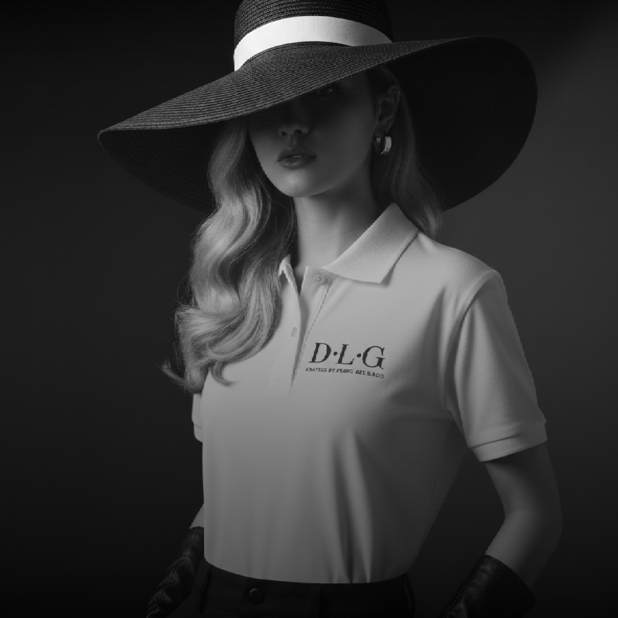 D.L.G Classic Polo | Woman Essential Line - The Back Smile