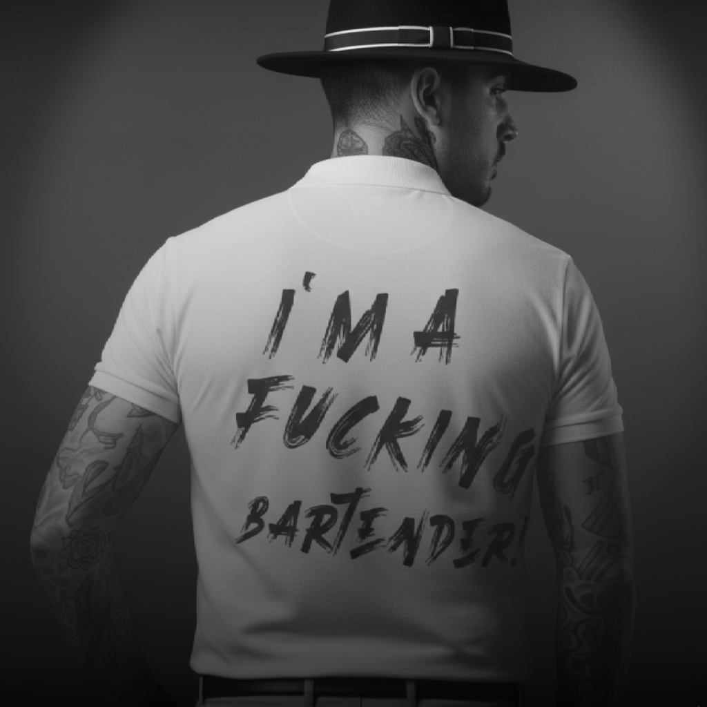 D.L.G Signature Shirt | Statement Line - I’m a Fucking Bartender
