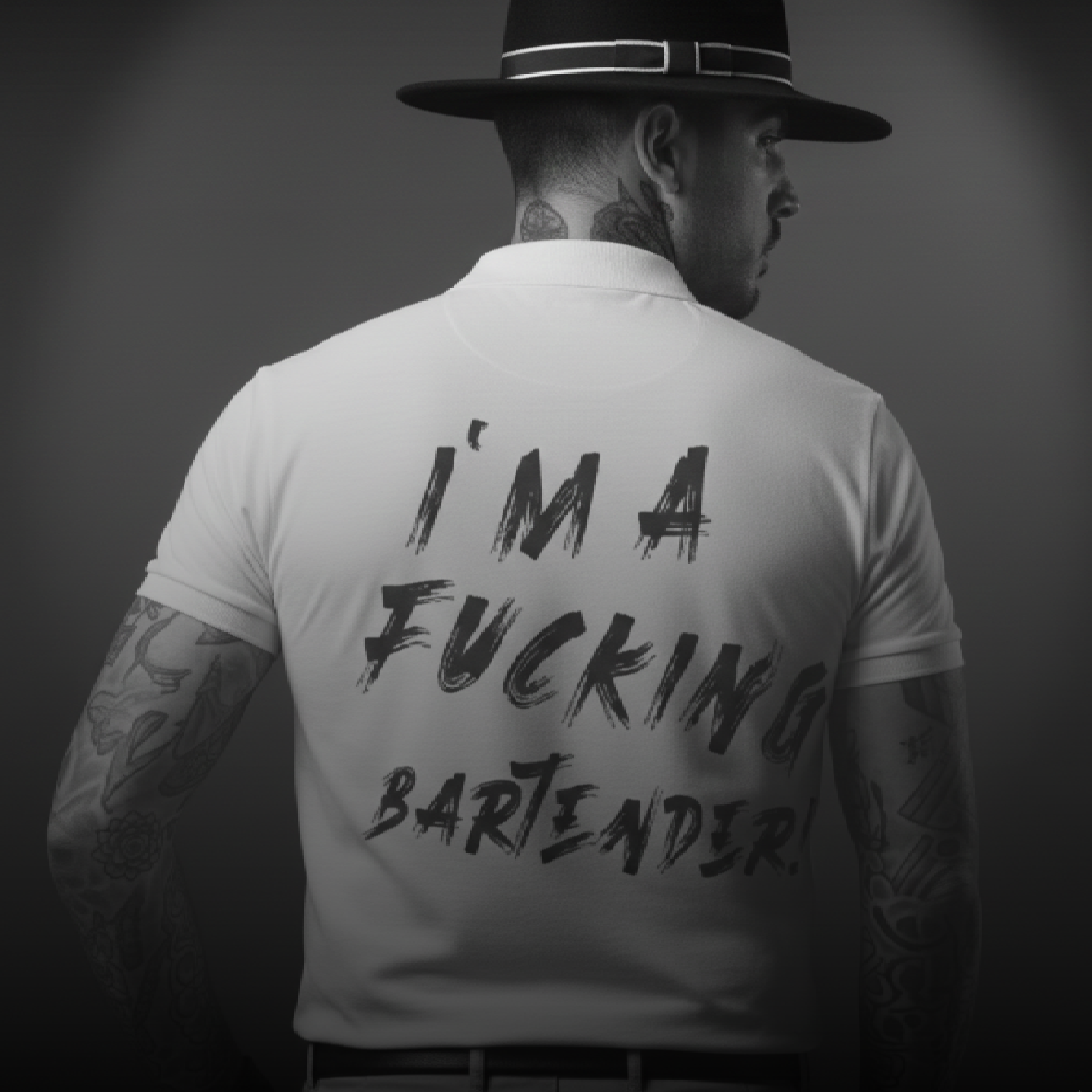 D.L.G Signature Shirt | Statement Line - I’m a Fucking Bartender