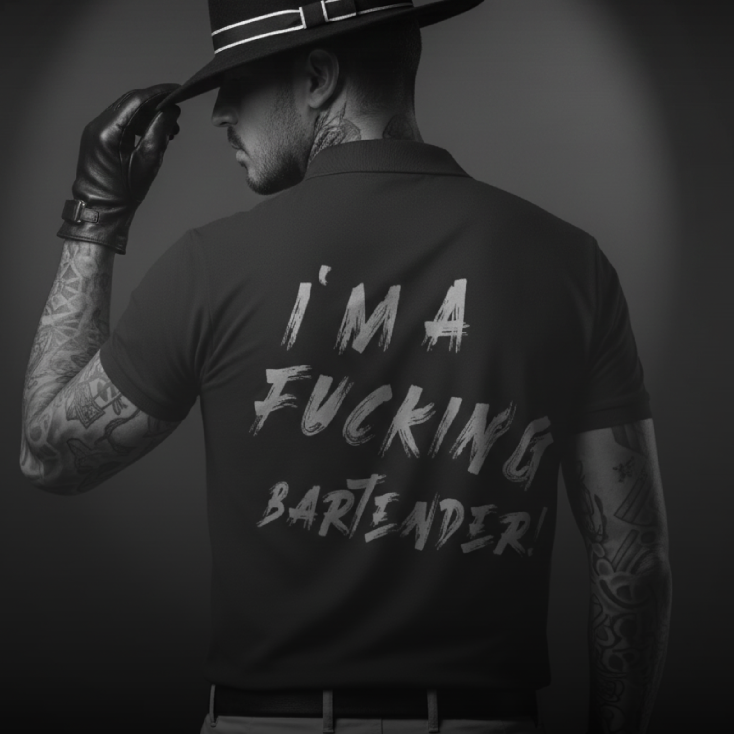 D.L.G Signature Shirt | Statement Line - I’m a Fucking Bartender